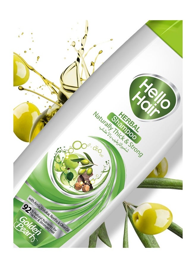 Golden Pearl - Golden Pearl Hello Hair – Herbal Shampoo + Conditioner Naturally Thick & Strong 385ml - Image 1
