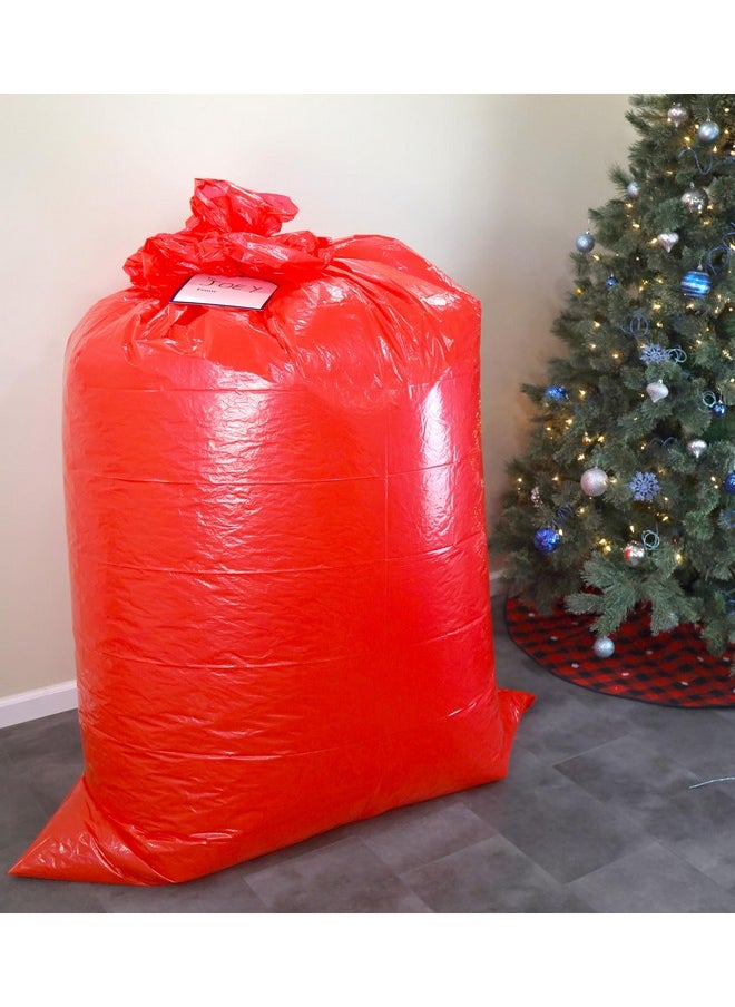 Iconikal Giant, Jumbo Bike Size Gift Bag, Wrap, Red, 96 X 60-Inches  - Image 2