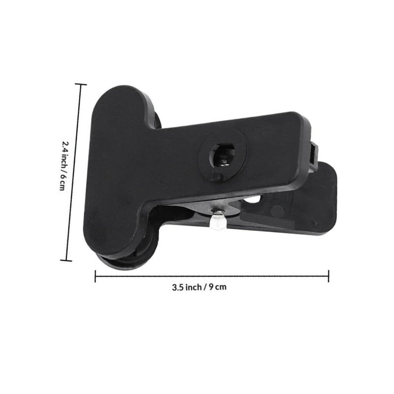 Spring Clamp Set 6 Pieces Heavy Duty Nylon Backdrop Clips For Photography Backgrounds C Stands Canvas Muslin Video Photo Studio Equipment Accessories Black - Image 3