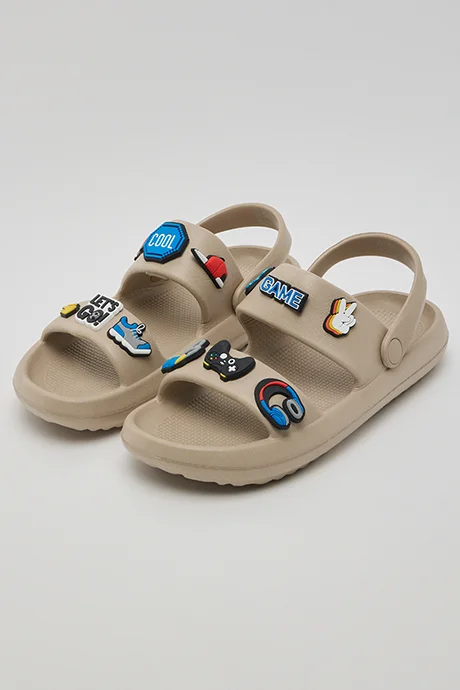 أر أند بي Charm Detail Slingback Sandals