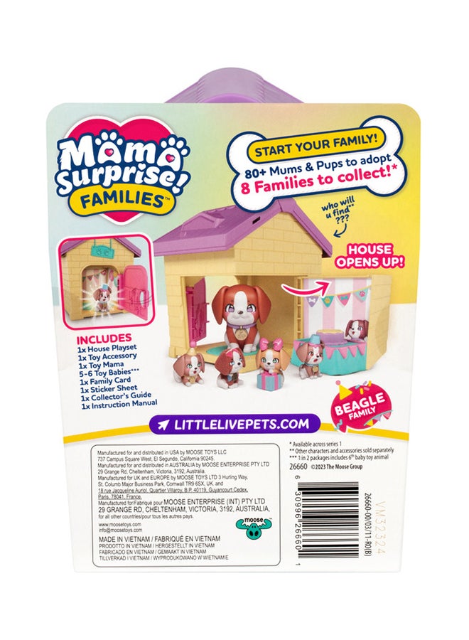 Little Live Pets Mama Surprise Families Mama's House Pack Series 1 Micro Collectible Interactive Electronic Toy with Transforming Playset and 4 to 6 Surprise Babies - Image 2
