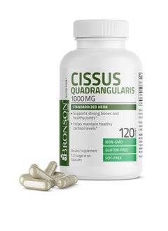 Bronson Cissus Quadrangularis Extract 1000 mg Capsules - Strong Bones & Healthy Joints - Non-GMO, 120 Vegetarian Capsules  - Image 1
