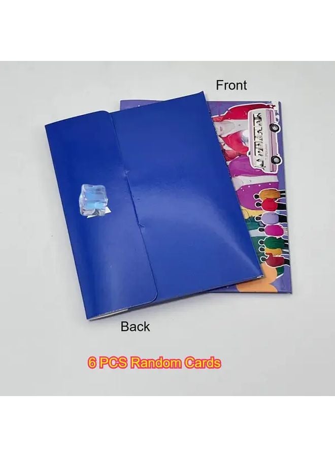 Blue K Pop Style Trading Card Set with Double Sided Printing for Fans and Collectors - Image 1