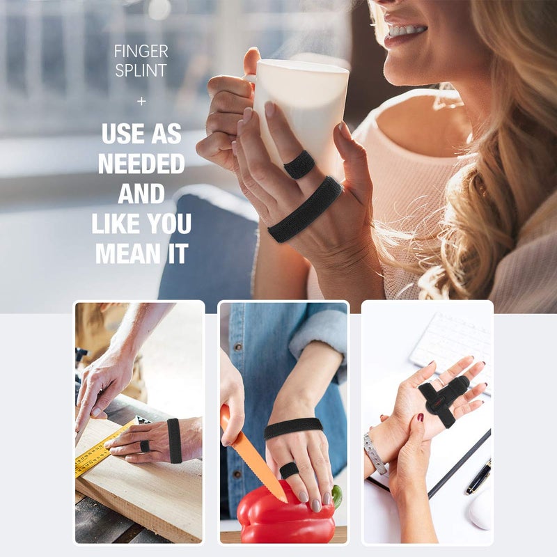 Tikaton Trigger Finger Splint, Adjustable Support, Finger Brace for Alleviating Finger Locking, Popping, Bending, Tendonitis, Stiffness, Pain Relief - Left or Right Hand - Image 4