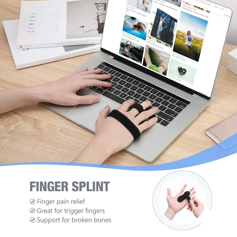 Tikaton Trigger Finger Splint, Adjustable Support, Finger Brace for Alleviating Finger Locking, Popping, Bending, Tendonitis, Stiffness, Pain Relief - Left or Right Hand - Image 3