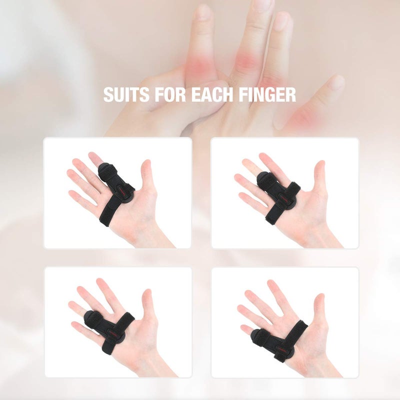 Tikaton Trigger Finger Splint, Adjustable Support, Finger Brace for Alleviating Finger Locking, Popping, Bending, Tendonitis, Stiffness, Pain Relief - Left or Right Hand - Image 2