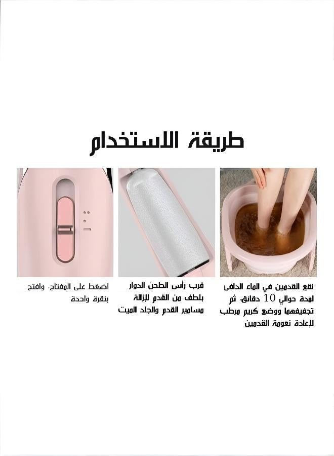 Electric Foot Callus Remover with Interchangeable Grinding Heads - Image 3