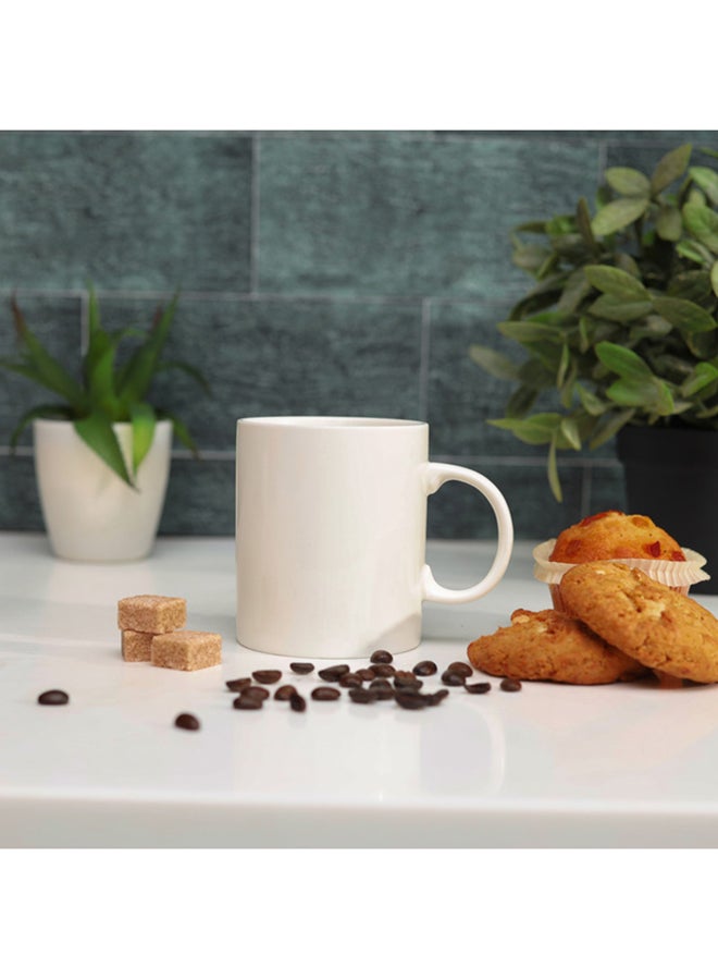 Royalford Magnesia Porcelain Mug White 280ml - Image 4