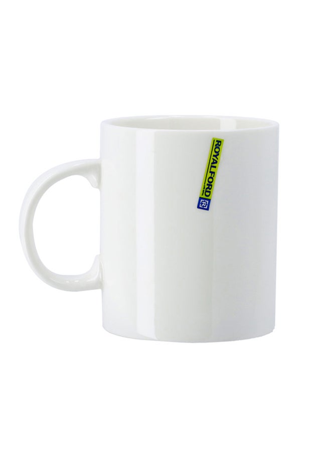 Royalford Magnesia Porcelain Mug White 280ml - Image 1