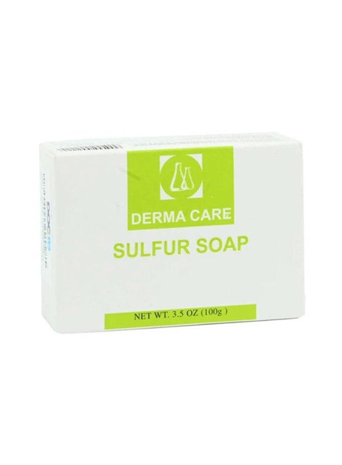 Derma Care Sulfur Soap 100g | Acne Control & Oil Balancing Antibacterial Soap