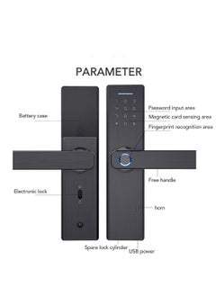 Arabest Electronic Wi-Fi APP Password Door Lock Intelligent Biometric Fingerprint Door Locks Digital Keyless Home Hotel Door Lock  - Image 2
