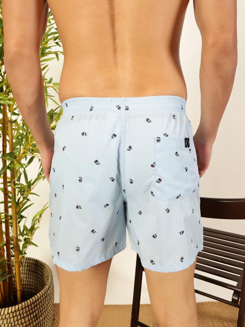 Thomas Scott Men's 100% Cotton Printed Boxer Shorts | Regular Fit | Soft & Breathable Innerwear | Pack of 2 | TSBPO2010_Multicolor10 - Image 4