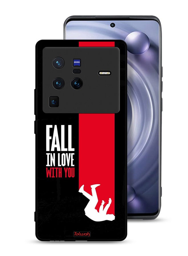 Tolwak Vivo X80 Pro Protective Case Cover Fall In Love With You - Image 1