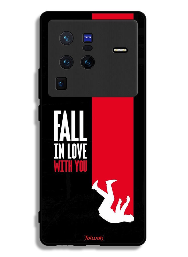 Tolwak Vivo X80 Pro Protective Case Cover Fall In Love With You - Image 2