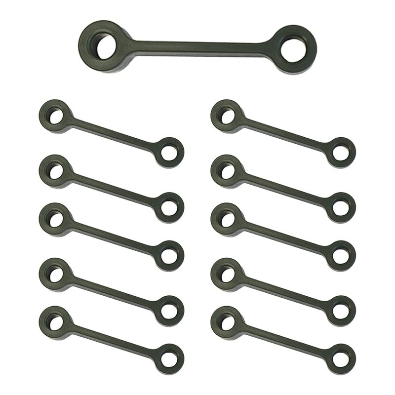 Boxer 10 Pack Rope Tensioner, Line Cord Adjuster for Tents, Tarps, Truck, RV, Trailers, Camping, Hiking, Dog Bone Shape - Image 5