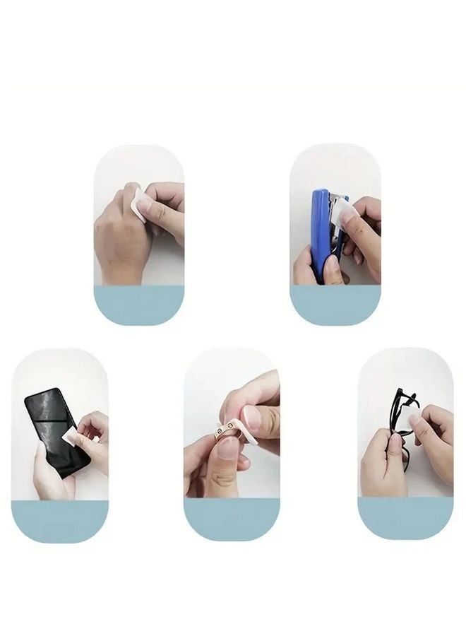 ١٠٠ قطعة من مناديل المحلول الملحي المتوازنة الأس الهيدروجيني أقراص مقاومة للتسرب محمولة للاستخدام في المنزل والسفر في الهواء الطلق - Image 3