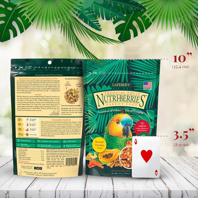 Lafeber Tropical Nutritrie Parrot 10oz - Image 5