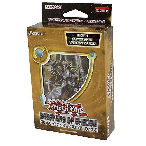 Yu-Gi-Oh YuGiOh Breakers of Shadow Booster Box: Special Edition Mini Box - 3 packs + 2 holos - Image 1