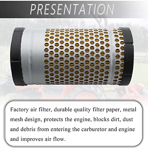 NFSpeeding 6C060-99410 Air Filter Fit for Kubota B1410 B1610 B2710 B1700 B21 B2100 B2301 B2320 B2400 B2410 B26 B2601 B3200 B7300 B7400 B7410 OE#6C060-99414 K7311-82390 6A100-82630 GA100-82630 Inner Filter - Image 2