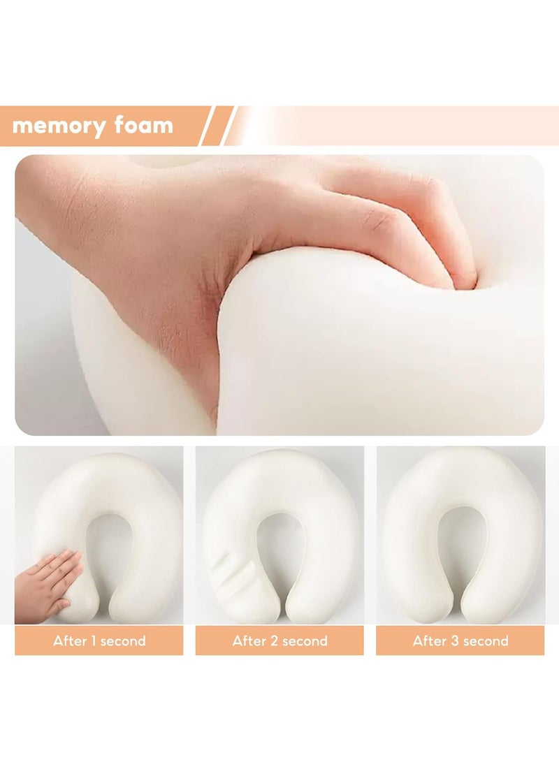 FASHION HOME Memory Foam Travel Pillow U Shaped Neck Support With Eye Mask for Sleeping - Image 5