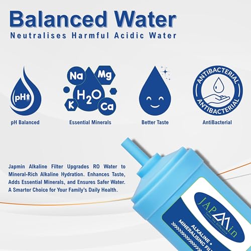 Japmin 5” Alkaline Water Filter Cartridge | Convert RO Water Purifier into Alkaline Water Purifier | 2000L Life - Image 2