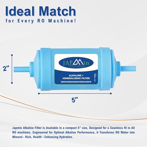 Japmin 5” Alkaline Water Filter Cartridge | Convert RO Water Purifier into Alkaline Water Purifier | 2000L Life - Image 3