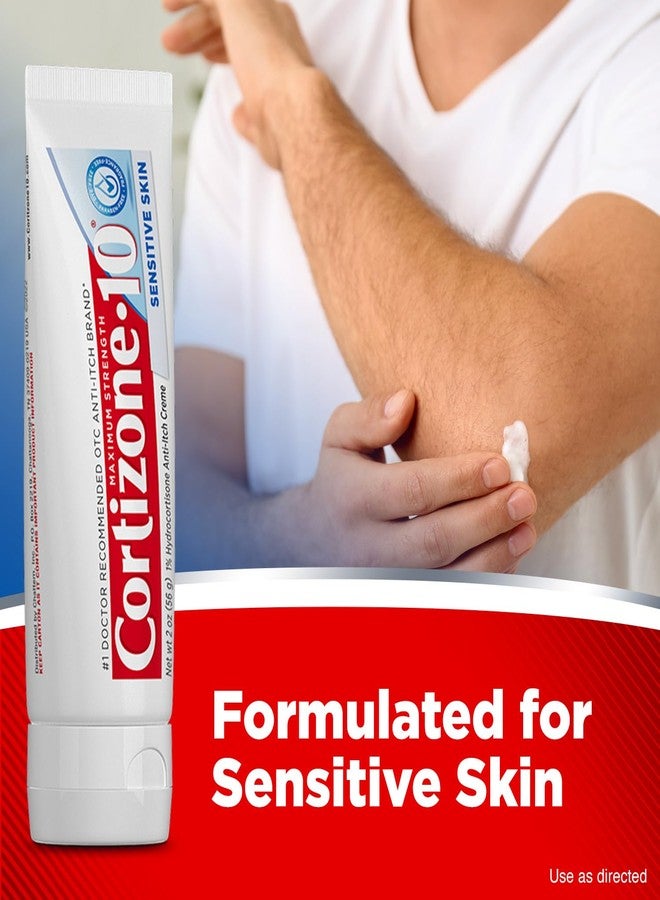Cortizone 10 Maximum Strength Sensitive Skin Anti-Itch Cream, 1% Hydrocortisone, 2 oz. - Image 4
