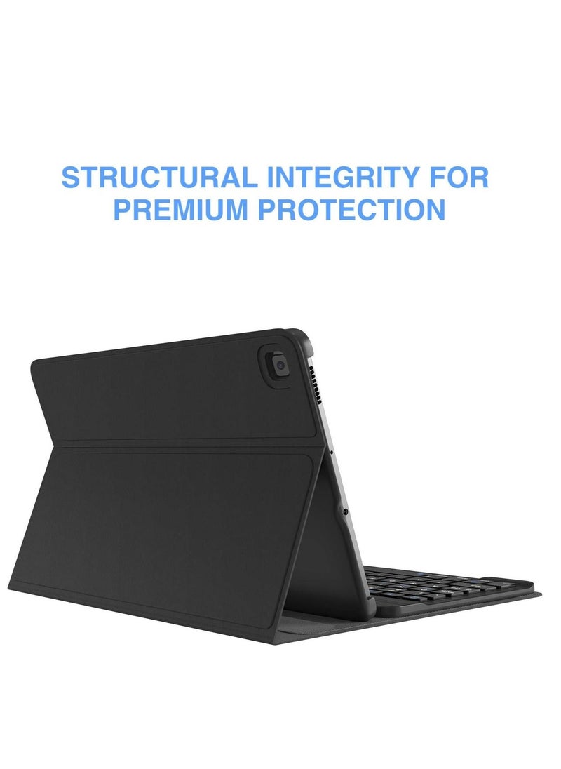 Galaxy Tab S6 Lite 10.4 Case with Keyboard - Detachable Wireless Keyboard - Premium Slim Folio Stand Cover for Samsung Galaxy Tab S6 Lite 10.4 Inch SM-P610 SM-P615 2020, - Image 5