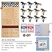 Offelec Large 23 inches Horse Race Board Game Premium Durable Foldable Wooden Box Horse Racing Game with 11 Retro Metal Horses 2 Dices and 2 Playing Cards Fun Family Night Games for Adults Kids - Image 4
