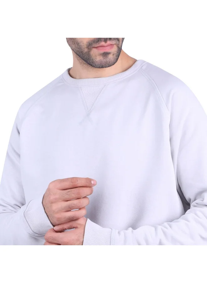 كوب سويت شيرت رجالي عصري من كوب 3XL رمادي
