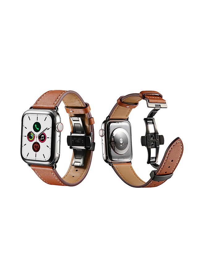 Perfii Stylish Band For Apple Watch Series 5/4/3/2/1 Brown - Image 1