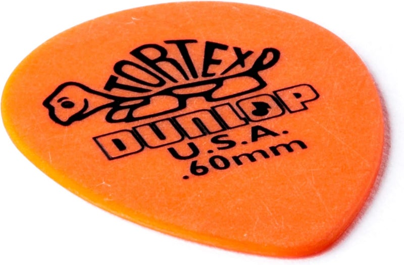 Dunlop Tortex® Small Tear Drop Guitar Picks - Orange .60mm, 36 Count - Image 3