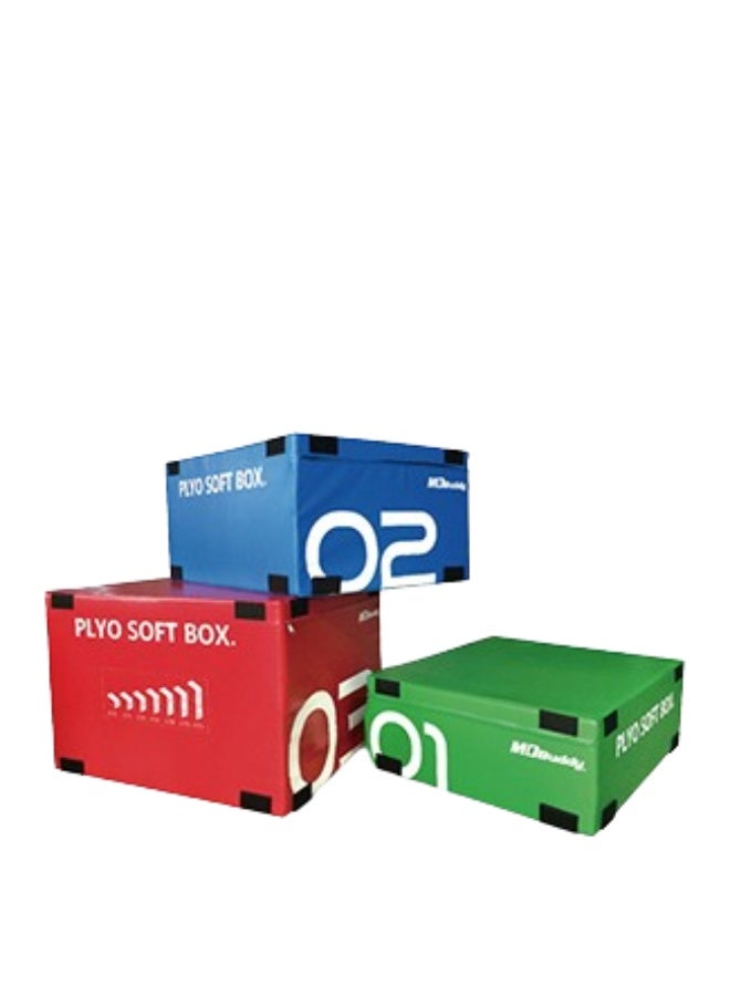 MDBuddy PlyoSoft Jumping Box Set | 3 Pieces in Different Sizes | Strength Training and Jumping Equipment | for CrossFit Training - Image 3