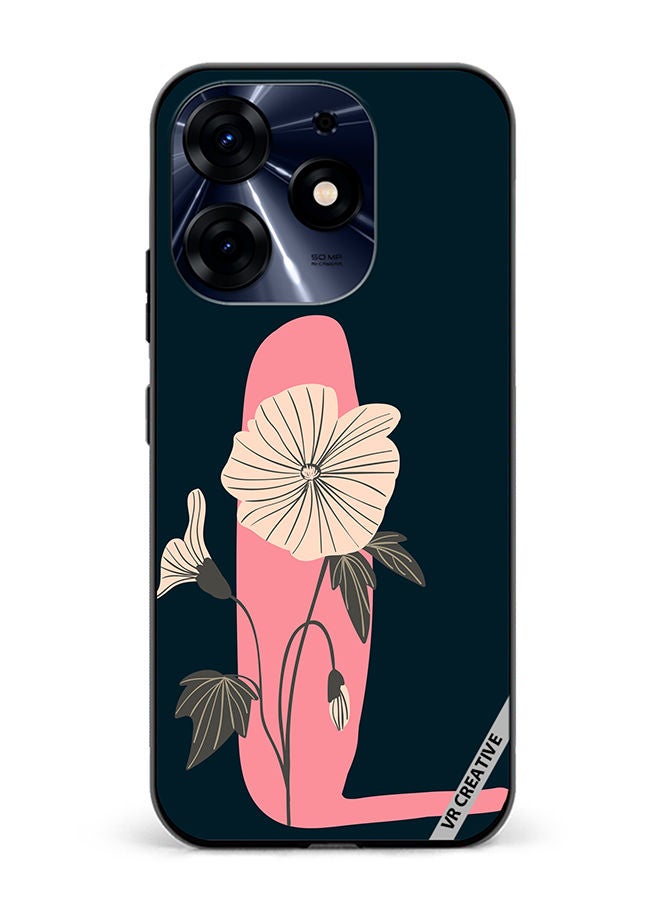 VR CREATIVE Protective Case Cover For Tecno Spark 10 Pro Alphabet L Design Multicolour - Image 1