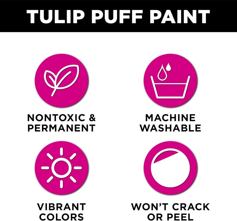 Tulip Dimensional Fabric Paint - Slick Bright Teal, 4 Fl Oz - Image 3