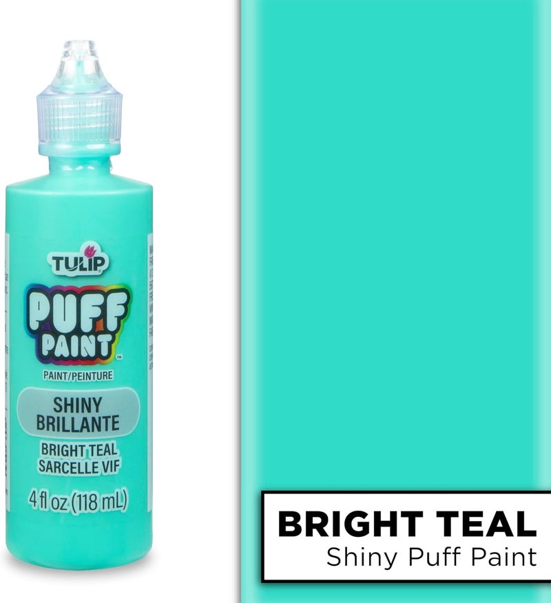 Tulip Dimensional Fabric Paint - Slick Bright Teal, 4 Fl Oz - Image 2