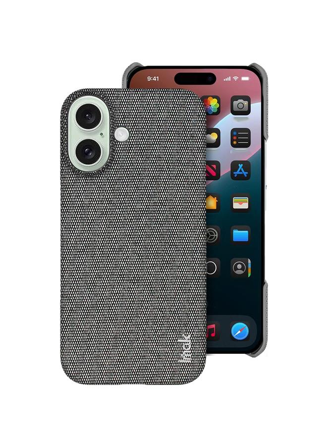 The Bros Case For iPhone 16 Ruiyi Series Cloth Texture PU + PC Phone Case