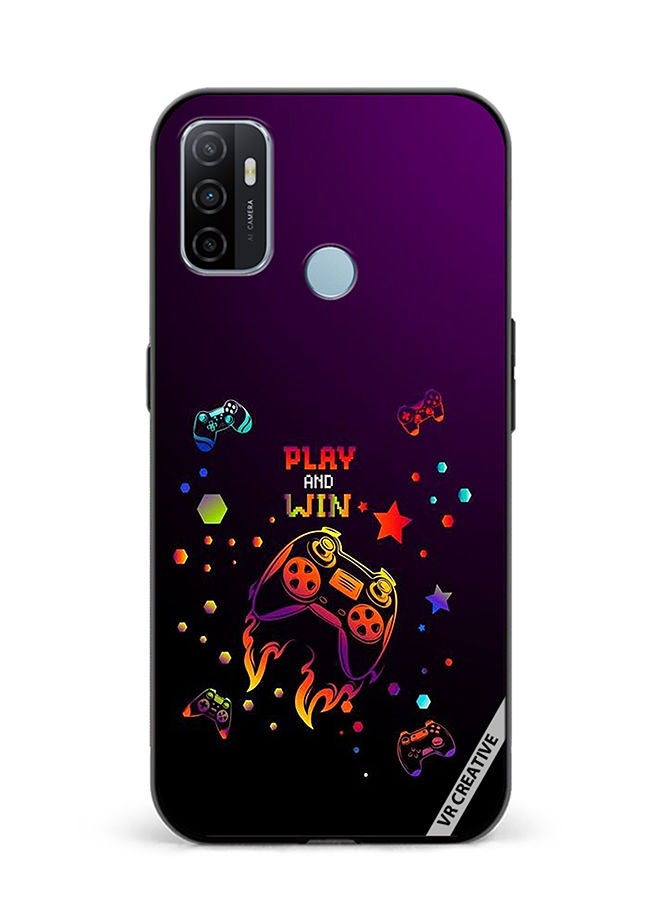 VR CREATIVE Protective Case Cover For Oppo A53 Play And Win Design Multicolour - Image 1