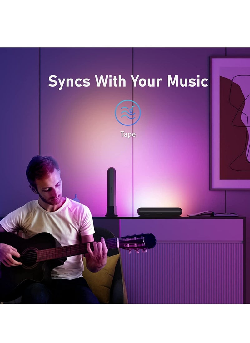 General - LIGHT Smart LED Light  RGB Smart LED Lamp with 19 Dynamic Modes and Music Sync Modes TV LED Backlight Mood Lighting Ambient Lighting - Image 1