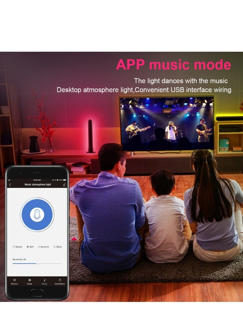 General - LIGHT Smart LED Light  RGB Smart LED Lamp with 19 Dynamic Modes and Music Sync Modes TV LED Backlight Mood Lighting Ambient Lighting - Image 1