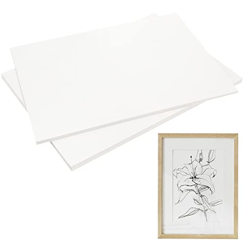 PINGEUI 50 Pack 11.5 x 15.5 Inch White Chipboard Sheets,40 pt White Chipboard, Medium Weight Cardboard Sheets for Scrapbook, Art Crafts, Arts Projects, Backing Boards, Frames - Image 5