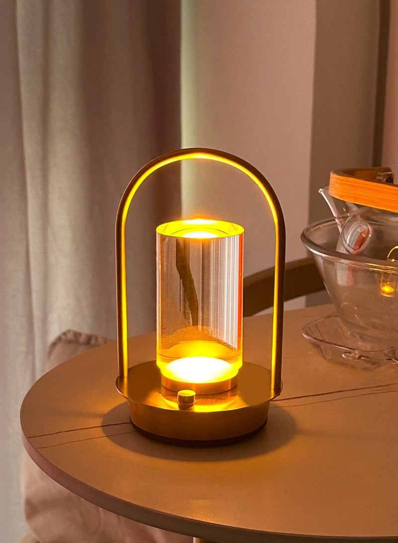 general Desk lamp, LED bedside lamp, dimmable touch control with 3 color temperatures, rechargeable cordless bedside lamp, suitable for bedroom, living room, office - Image 1