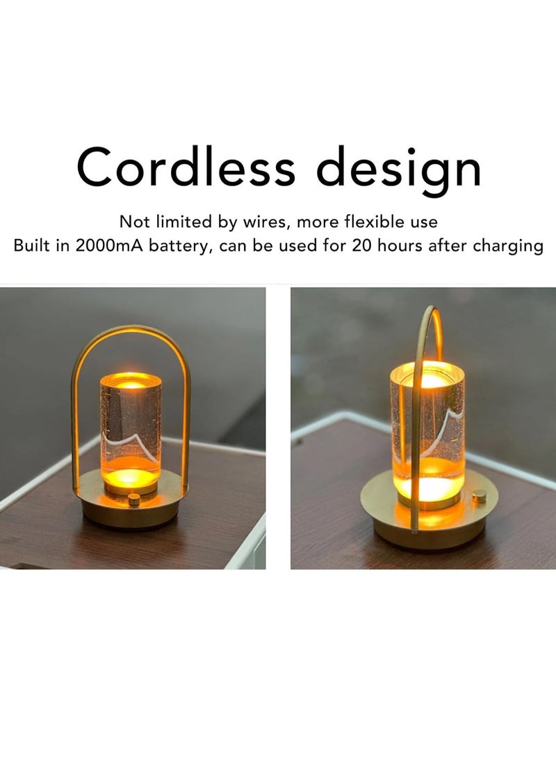 general Desk lamp, LED bedside lamp, dimmable touch control with 3 color temperatures, rechargeable cordless bedside lamp, suitable for bedroom, living room, office - Image 4