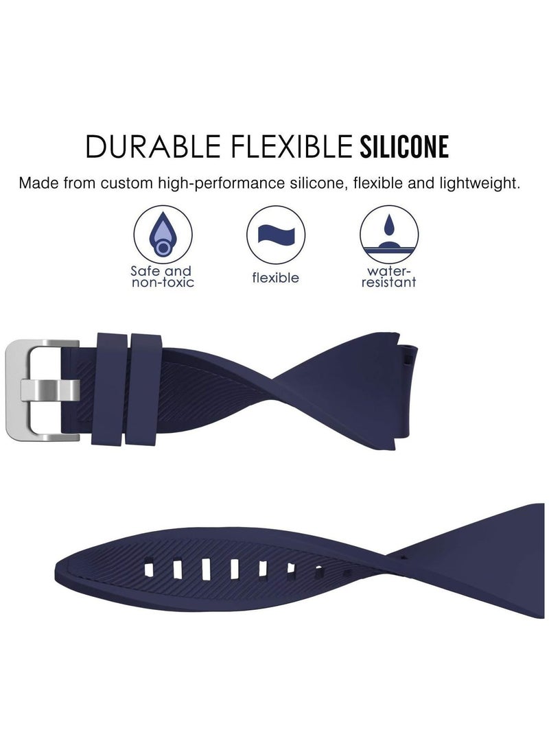 Bands for Samsung Gear S3 Frontier/Classic Watch Silicone Bracelet, Sports Silicone Band Strap Replacement Wristband for Samsung Gear S3 Frontier/S3 Classics - Image 2