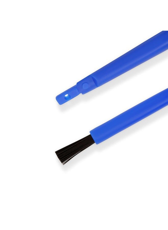 Dritz Machine Lint Brush for Sewing Machines & Sergers, 1 Count Needle Inserter, Blue - Image 2