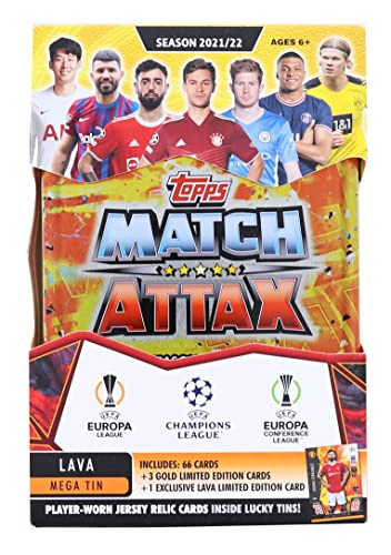 Topps Total 2021/22 Topps UEFA Champions League Match Attax Mega Tin | Lava - Image 1