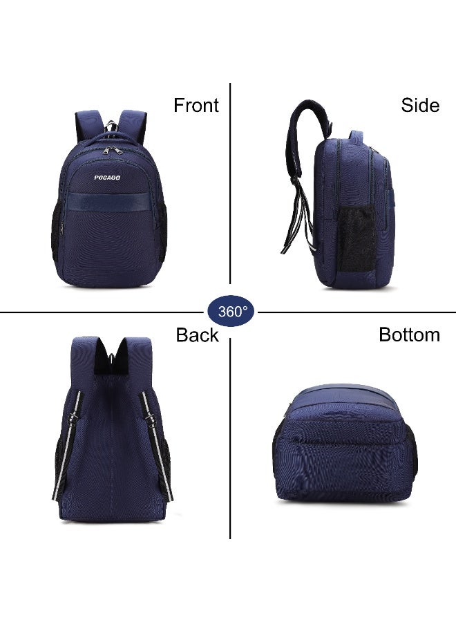 POGAGO Pogago Water-Resistant Backpack – Business, Travel, and Casual Backpack for Men & Women, Compatible with 15.6" Laptops - Image 4