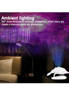 Hihonor Projector Lamp Shaped Starry Galaxies Projector 360°Rotating 7 Types Light Projector Galaxies Projector with Remote Control Bedroom Party Game Rooms Gifts for Friend  - Image 3