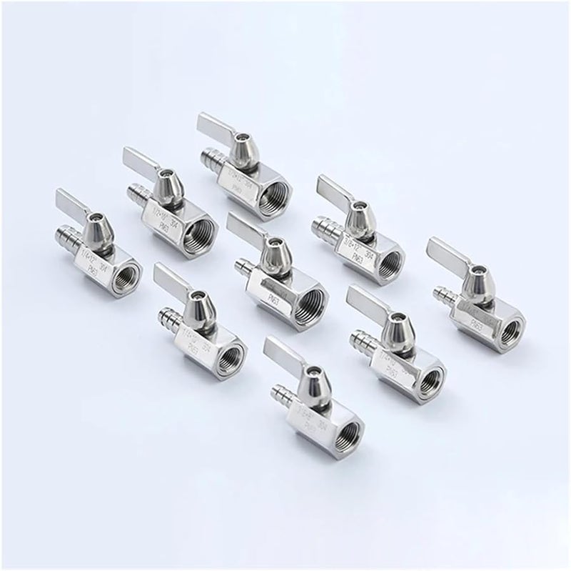 Stainless Steel Miniature Ball Valve With Leather Tube 3 8 External Thread - Image 4