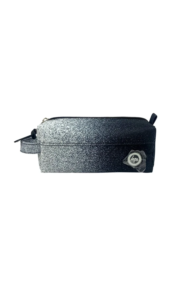 Just Hype HYPE Pencil Pouch Original Black&White Speckle Fade
